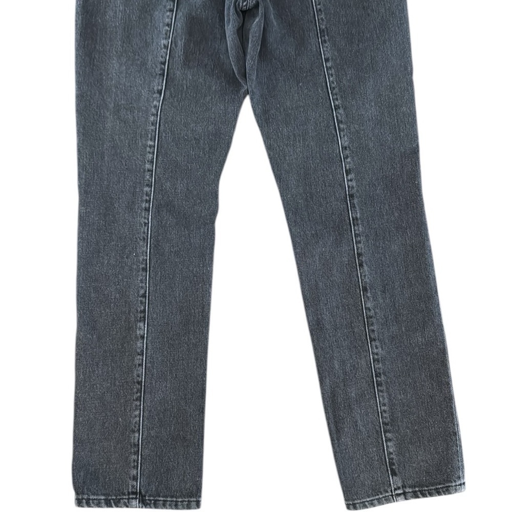 & Other Stories Sissy Black High Rise Exposed Zipper Jeans Size 28 - Picture 9 of 16
